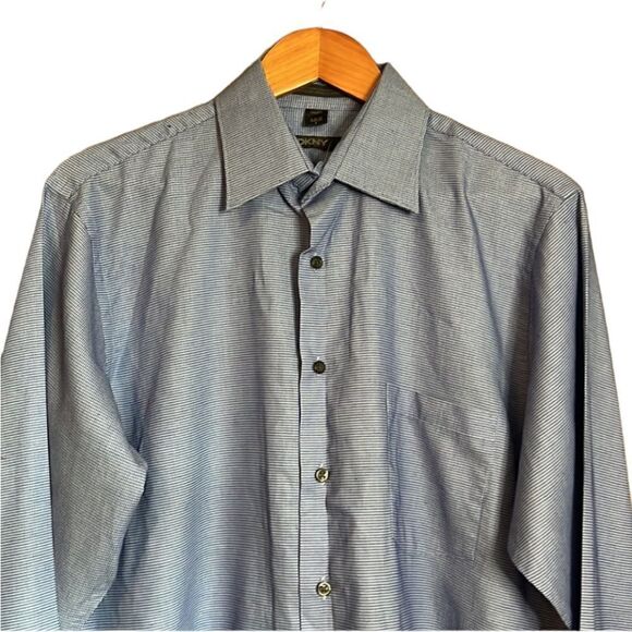 NWT! DKNY blue button down top. Size large‎ - Picture 2 of 10